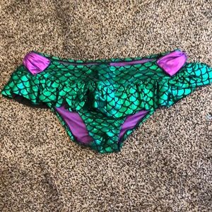 Disney Little Mermaid Bathing Suit Bottoms Small